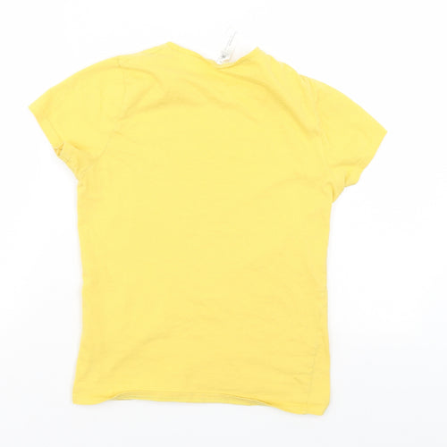 B&C Womens Yellow   Basic T-Shirt Size M