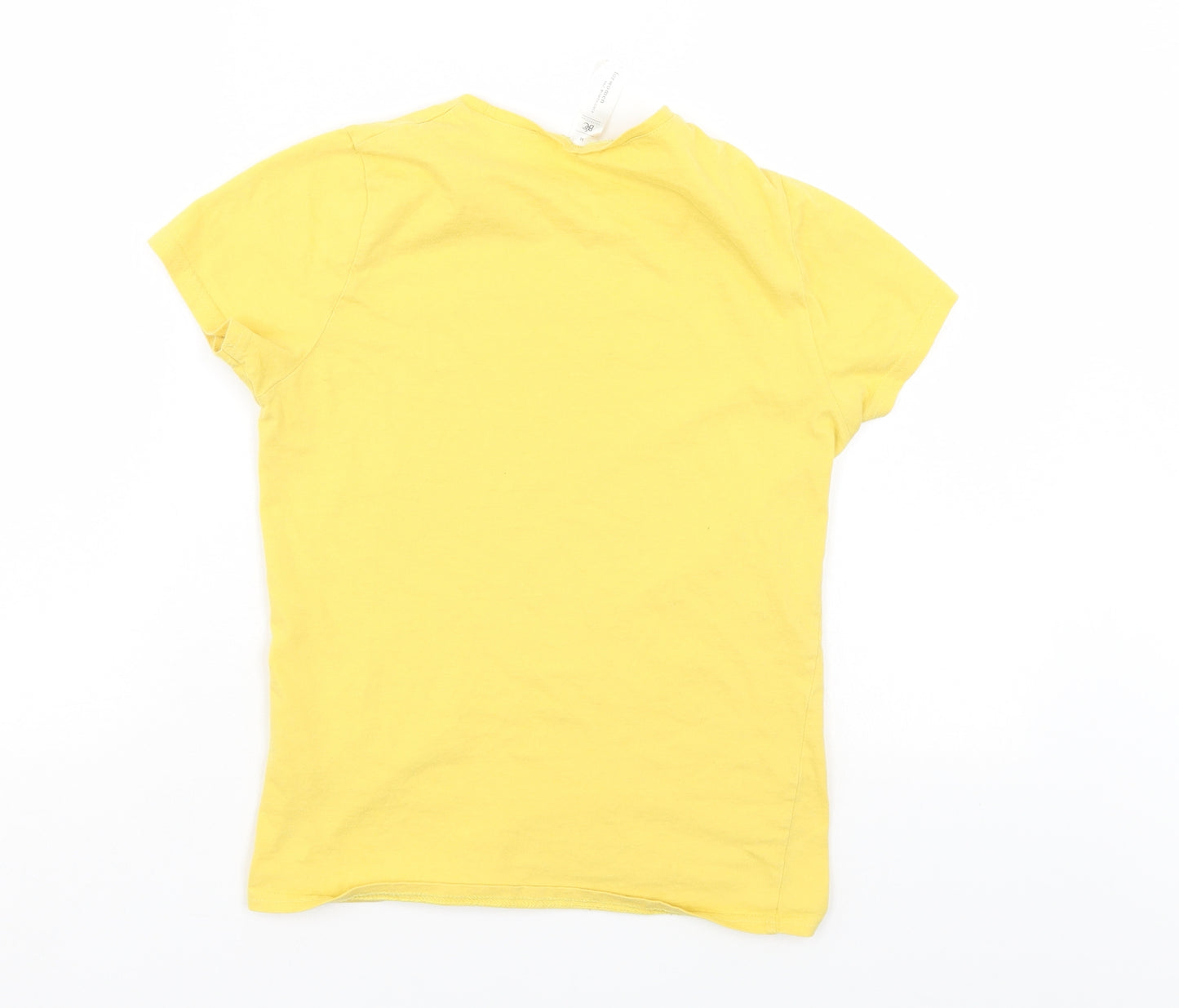 B&C Womens Yellow   Basic T-Shirt Size M