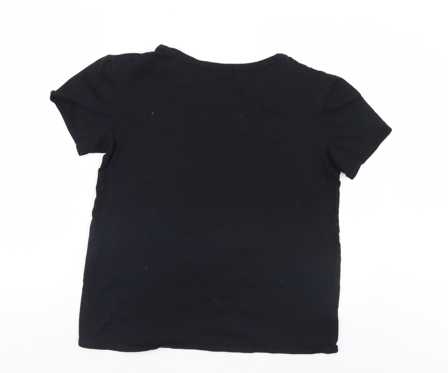 Stylewise Womens Black   Basic T-Shirt Size M