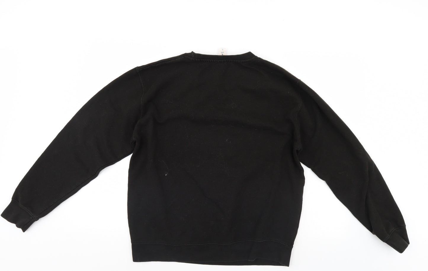 Just Hoods Womens Black   Pullover Sweatshirt Size L