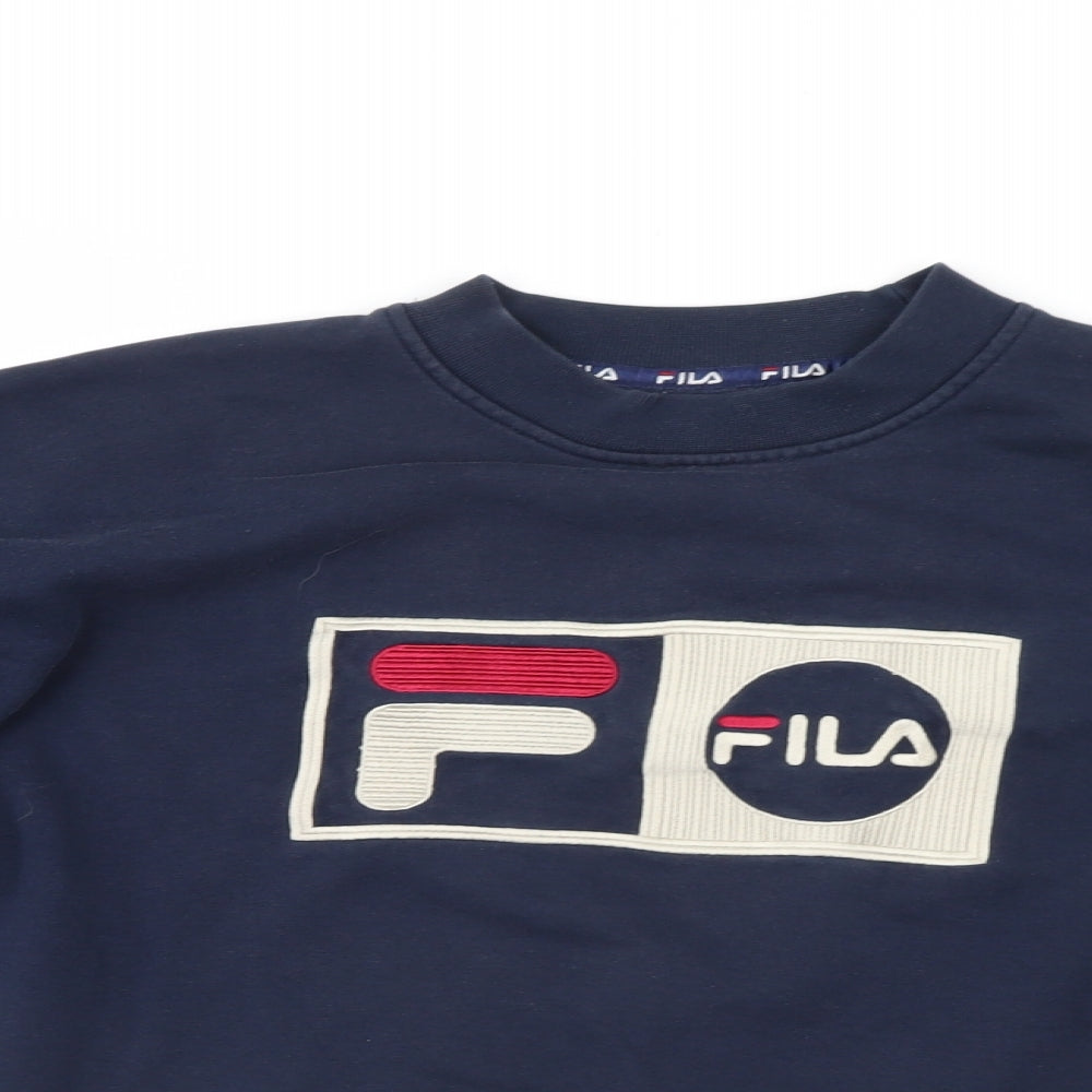 FILA Mens Blue   Pullover Sweatshirt Size M