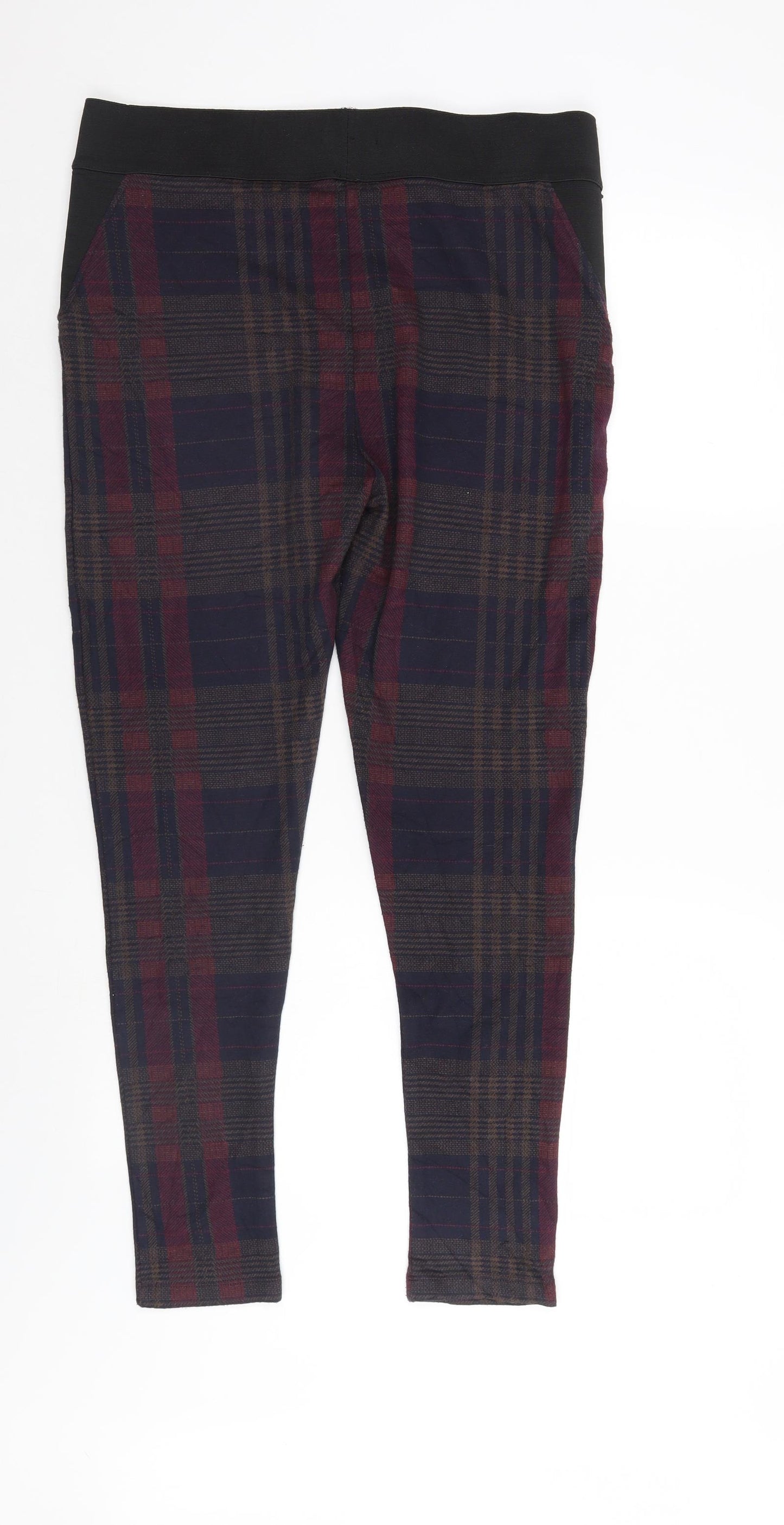 Joe Browns Womens Multicoloured Check   Leggings Size 16