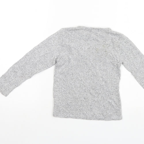 Priark Girls Grey   Pullover Jumper Size 6-7 Years