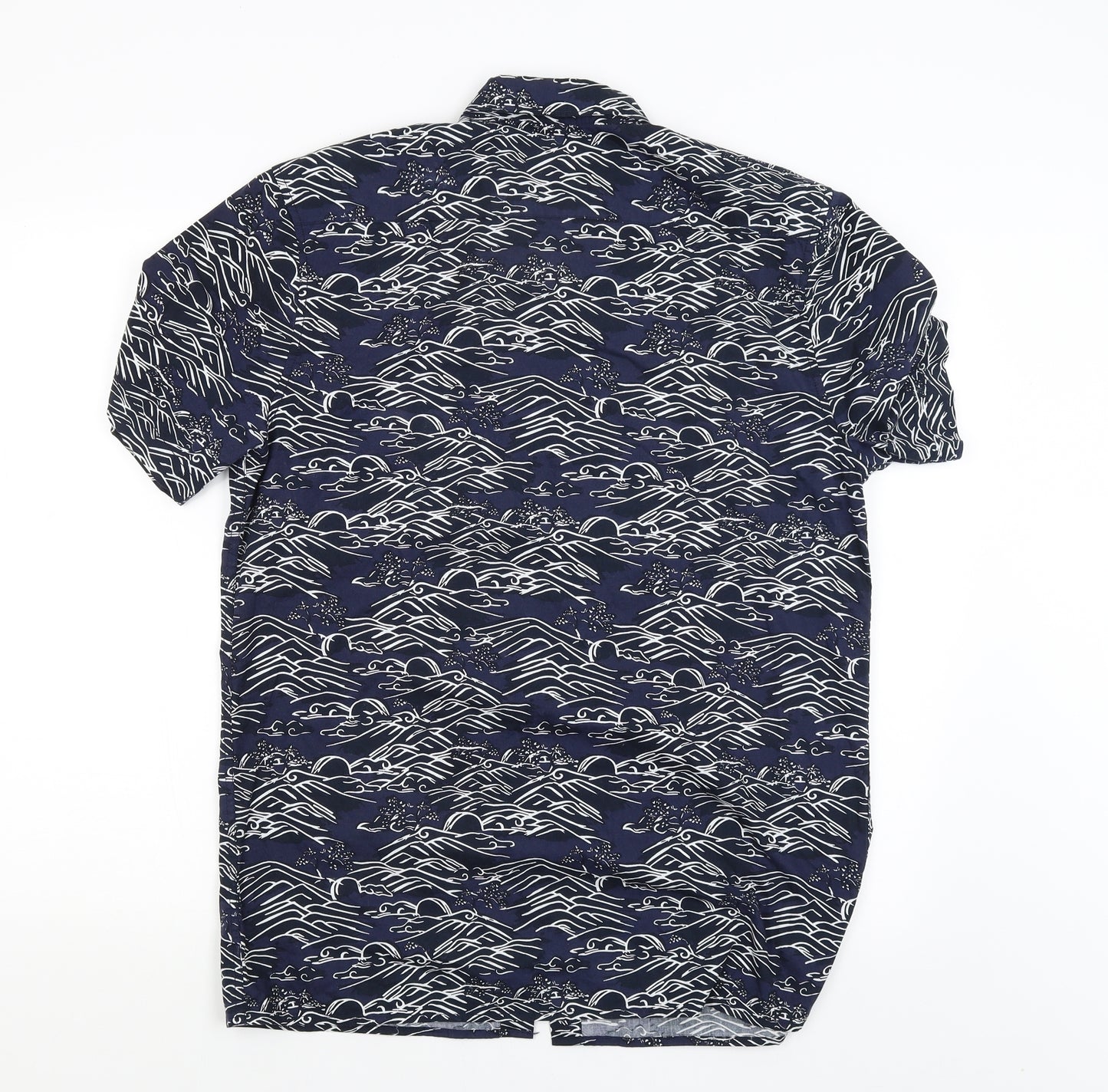 Primark Mens Blue    Button-Up Size M