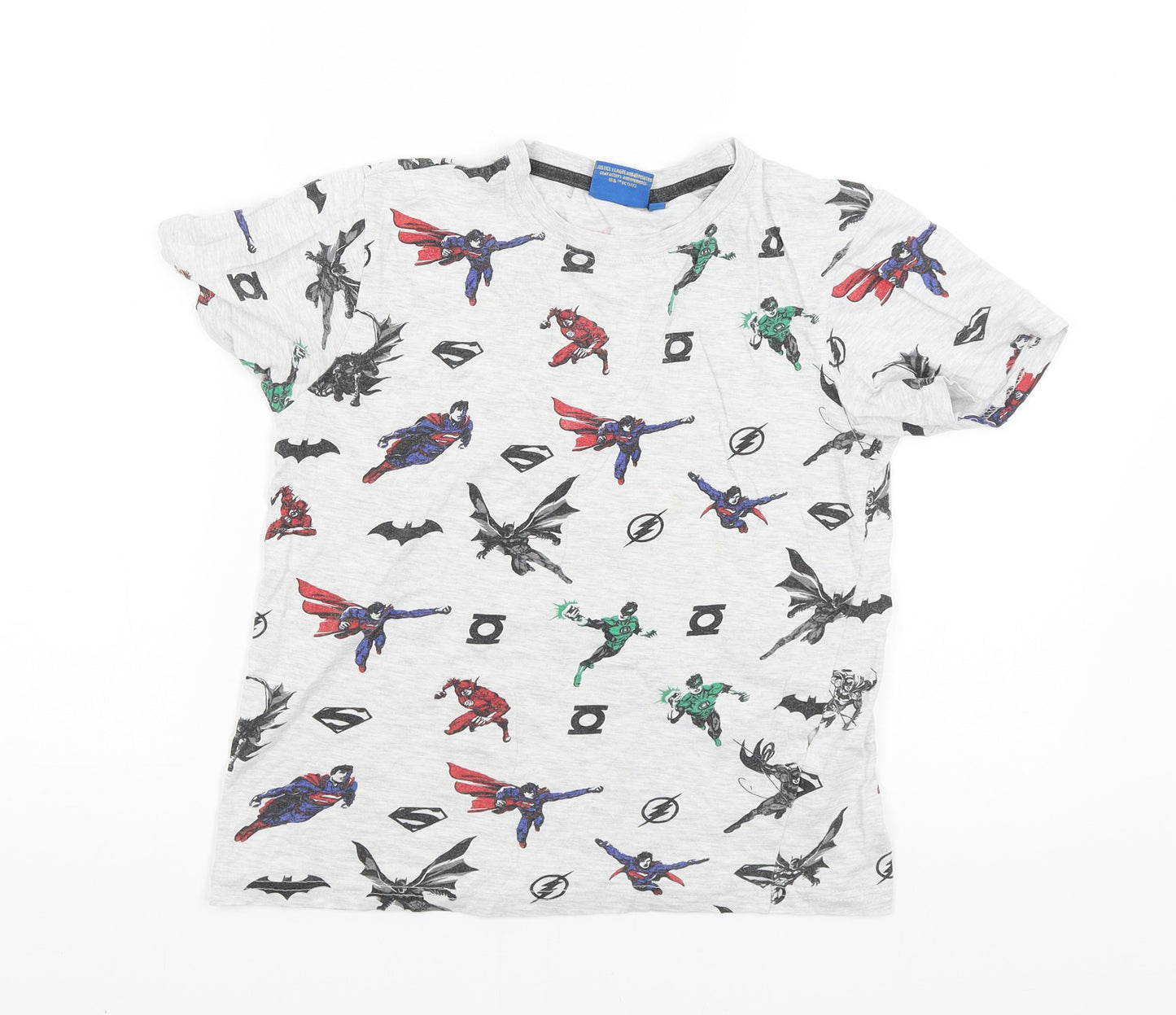 Marvel Boys Grey   Pullover T-Shirt Size 10-11 Years