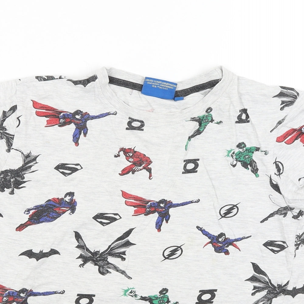 Marvel Boys Grey   Pullover T-Shirt Size 10-11 Years