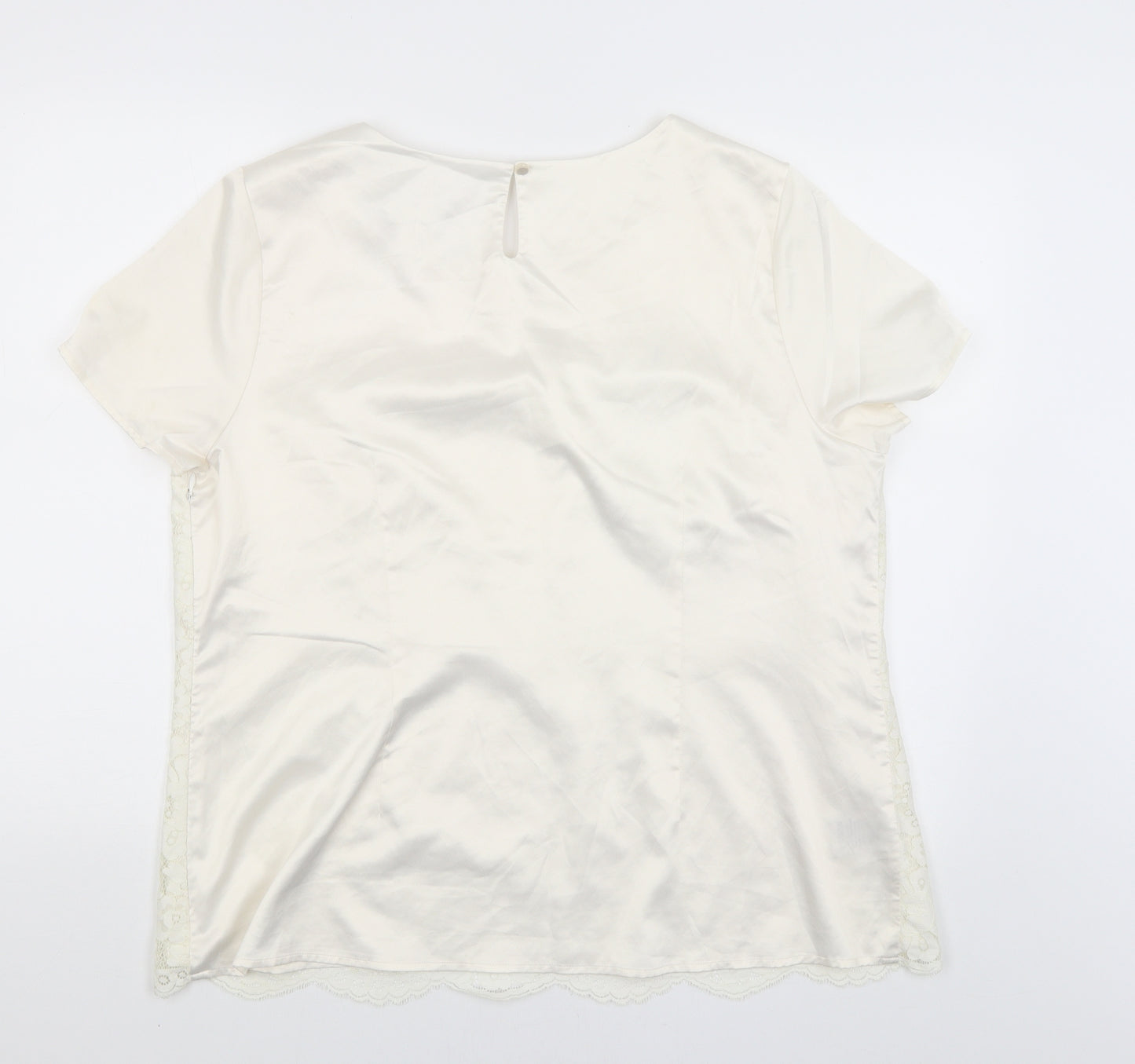 Soon Womens White   Basic Blouse Size 20