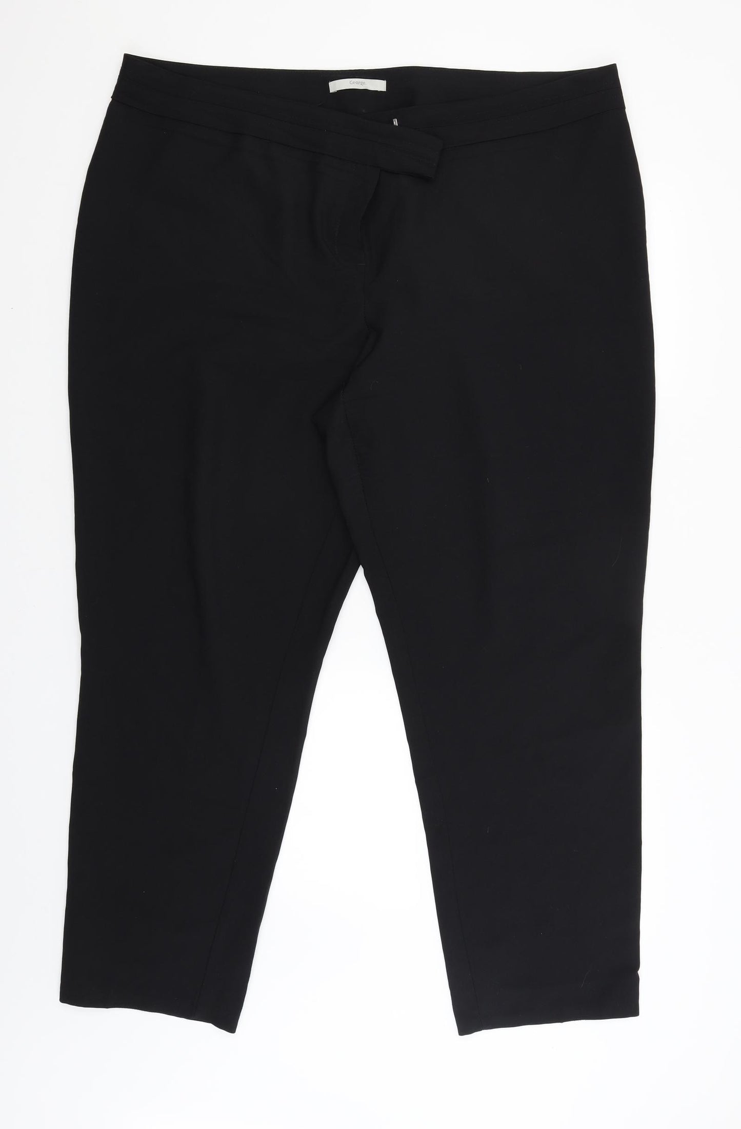 George Womens Black   Trousers  Size 22 L31 in