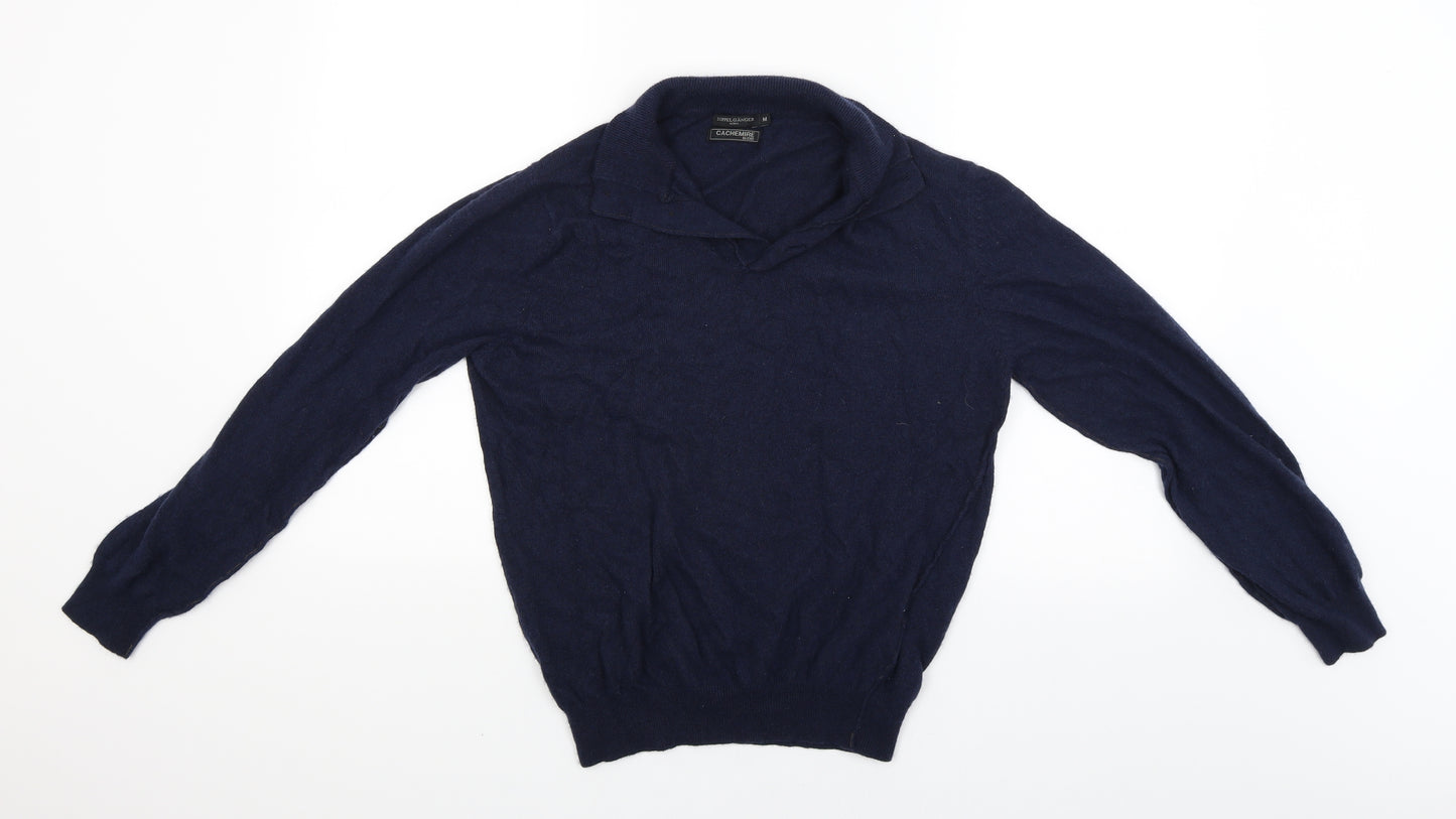 Doppelganger Mens Blue   Pullover Jumper Size M