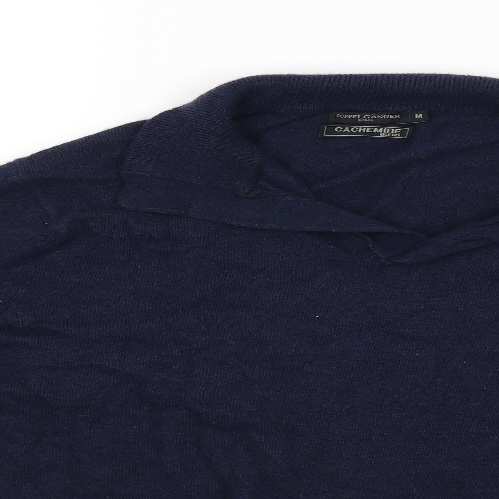 Doppelganger Mens Blue   Pullover Jumper Size M