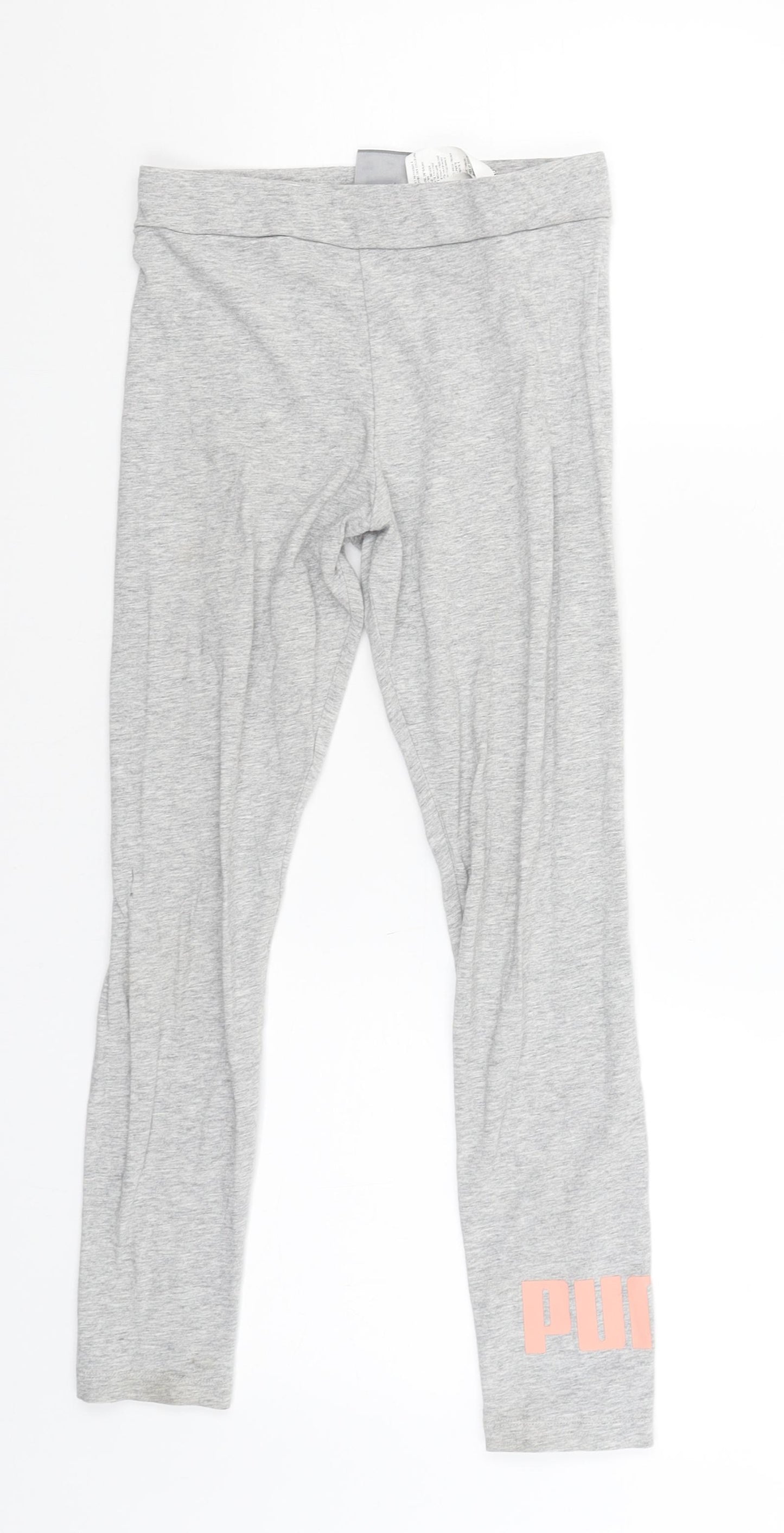 PUMA Girls Grey   Jogger Trousers Size 9-10 Years
