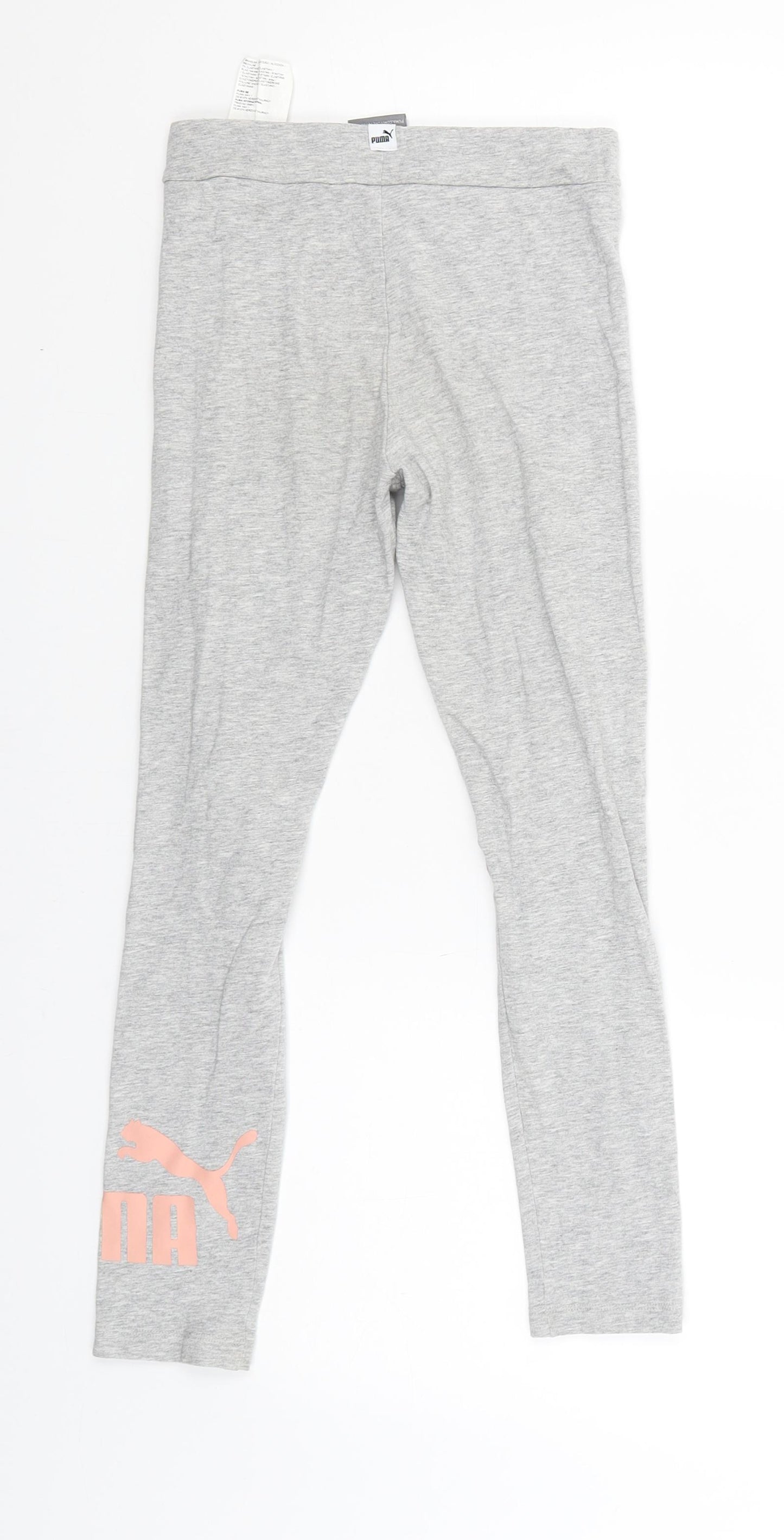 PUMA Girls Grey   Jogger Trousers Size 9-10 Years
