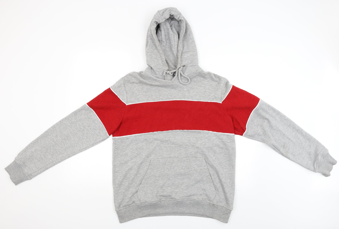 Primark Mens Grey   Pullover Hoodie Size M