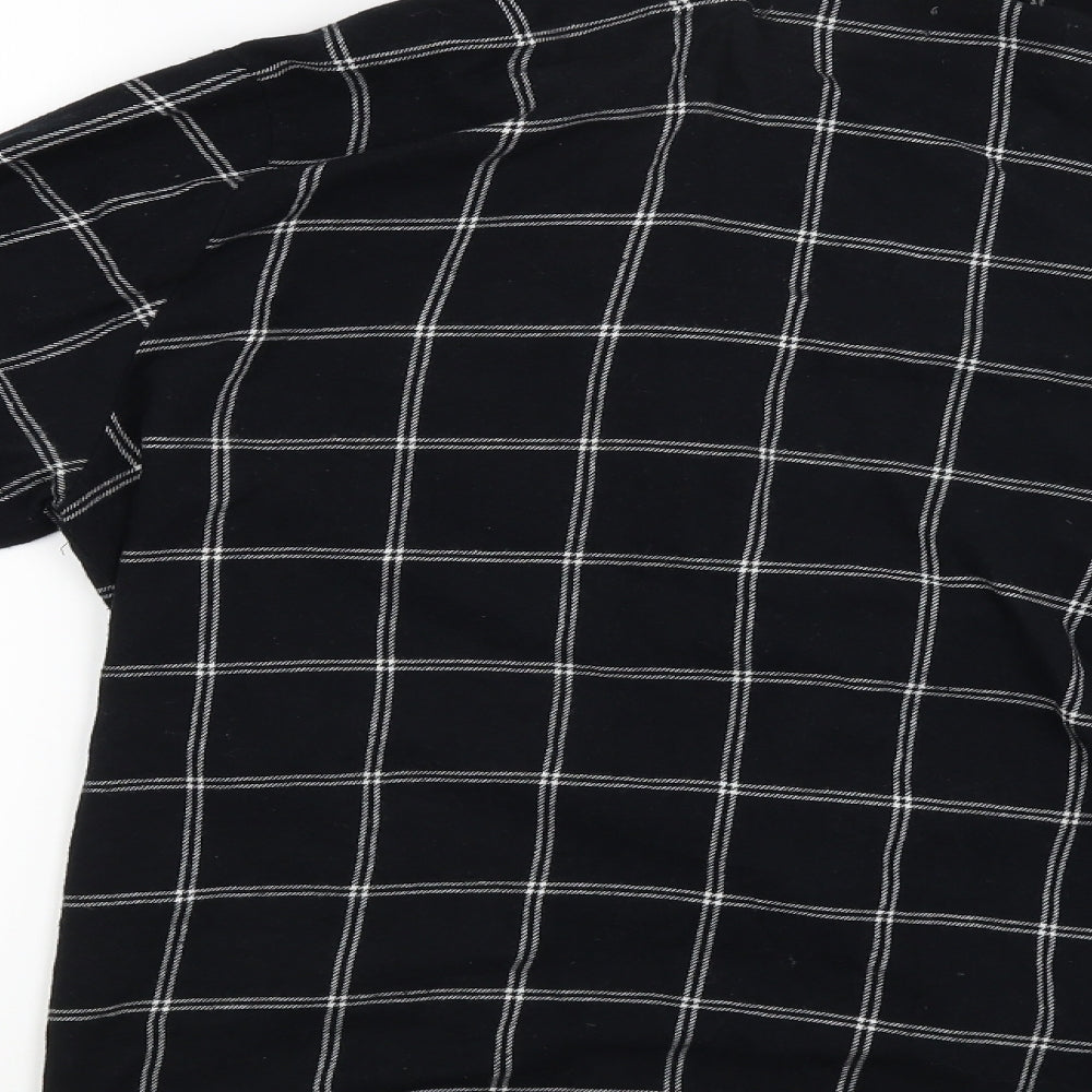 Primark Womens Black Check  Cardigan Jumper Size M