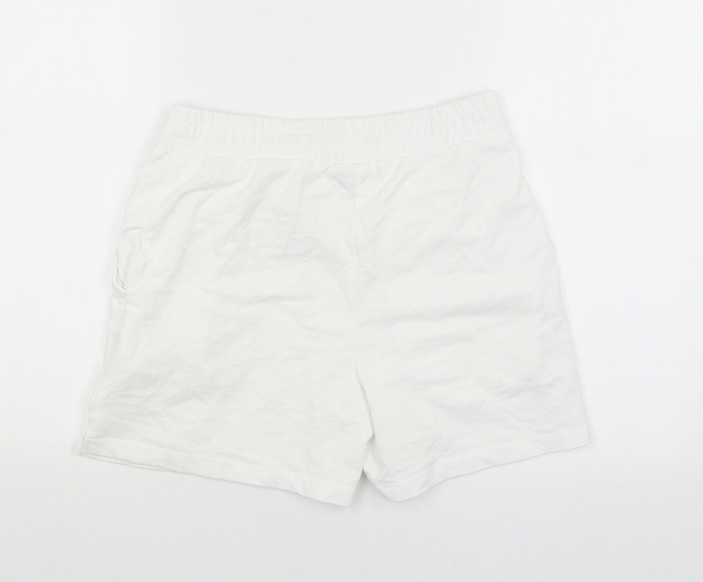 I SAW IT FIRST Womens White   Sweat Shorts Size 8