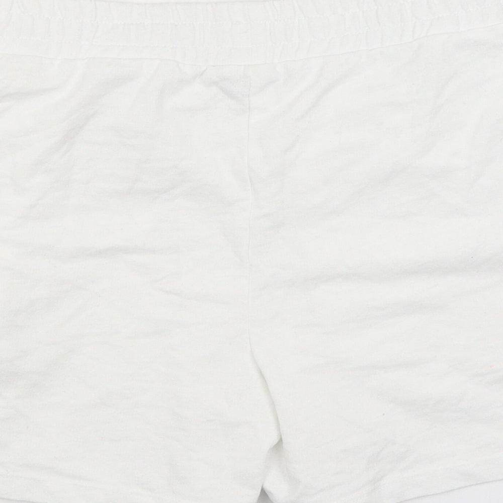 I SAW IT FIRST Womens White   Sweat Shorts Size 8