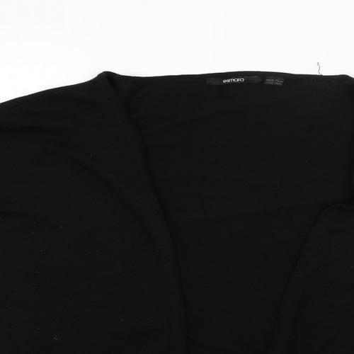 ESMARA Womens Black   Cardigan Jumper Size L