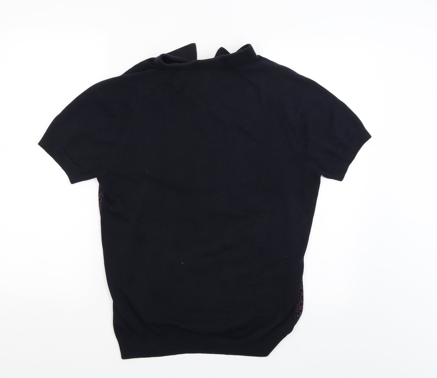 M&S Mens Blue Check   T-Shirt Size M