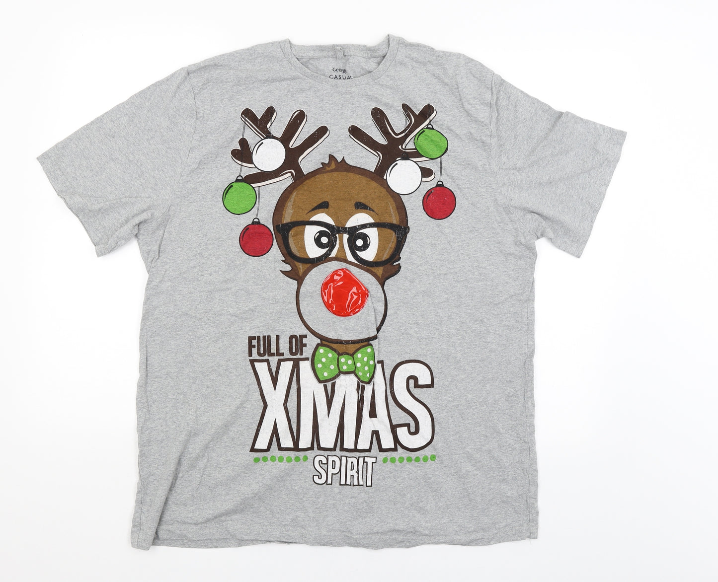 George Mens Grey    T-Shirt Size XL