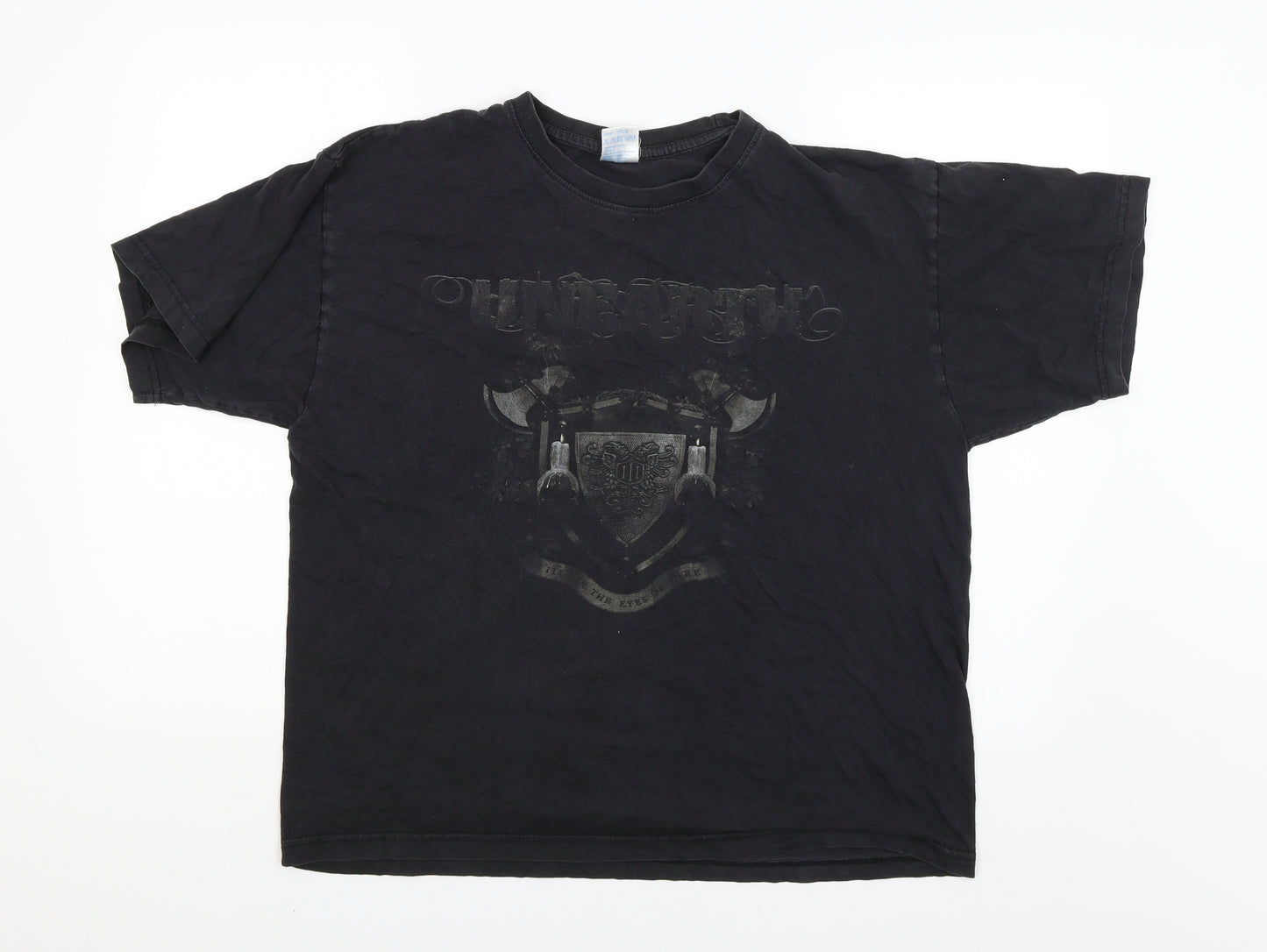 FAN SHIRT Mens Black    T-Shirt Size XL  - Unearthed