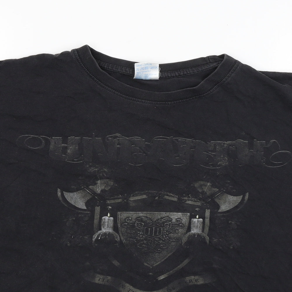 FAN SHIRT Mens Black    T-Shirt Size XL  - Unearthed