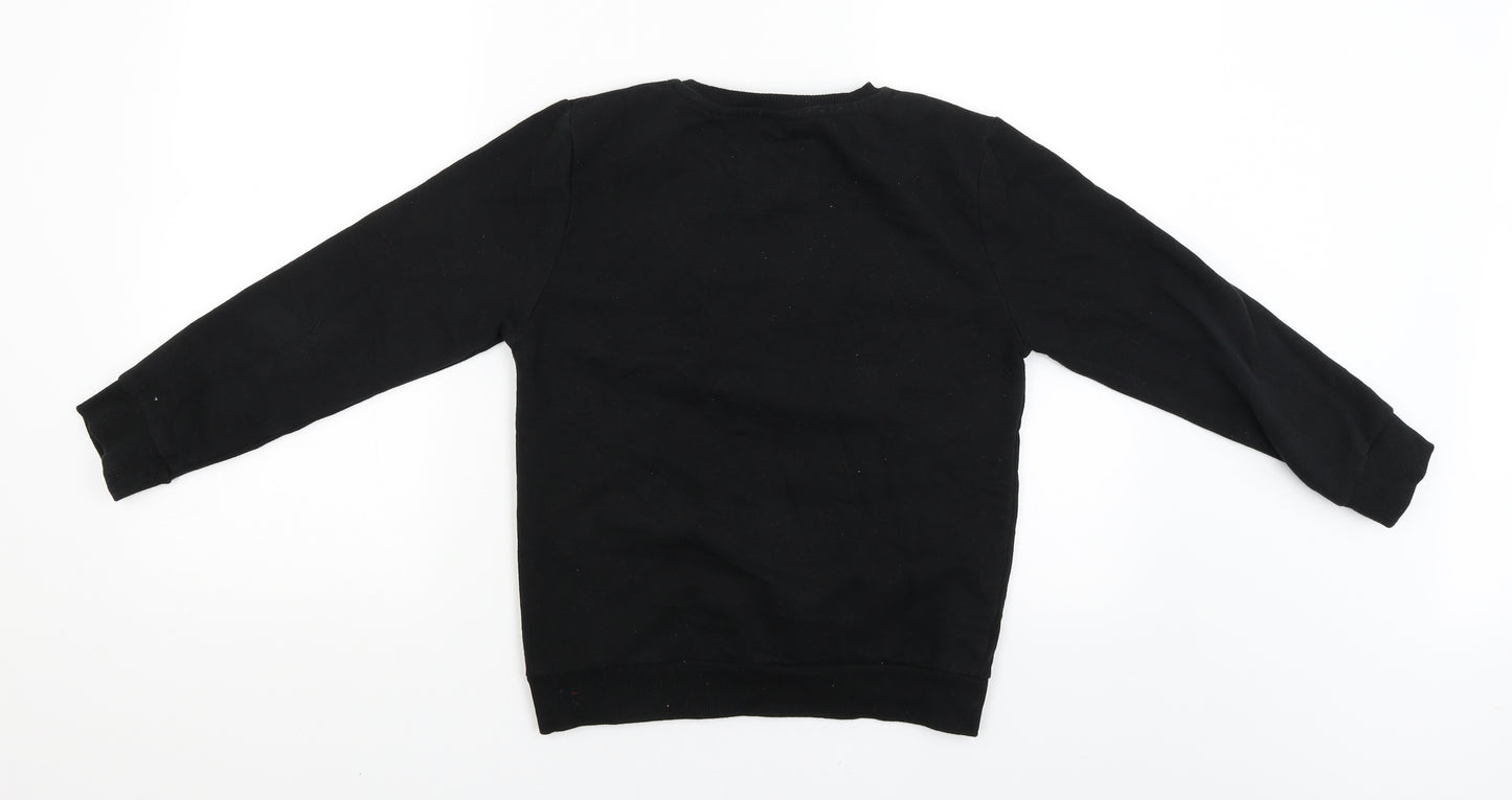 Harry Potter Boys Black   Pullover Jumper Size 10-11 Years