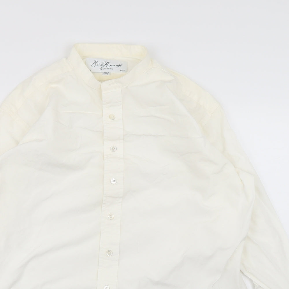 Ede & Ravenscroft Mens Silver    Polo Size 16