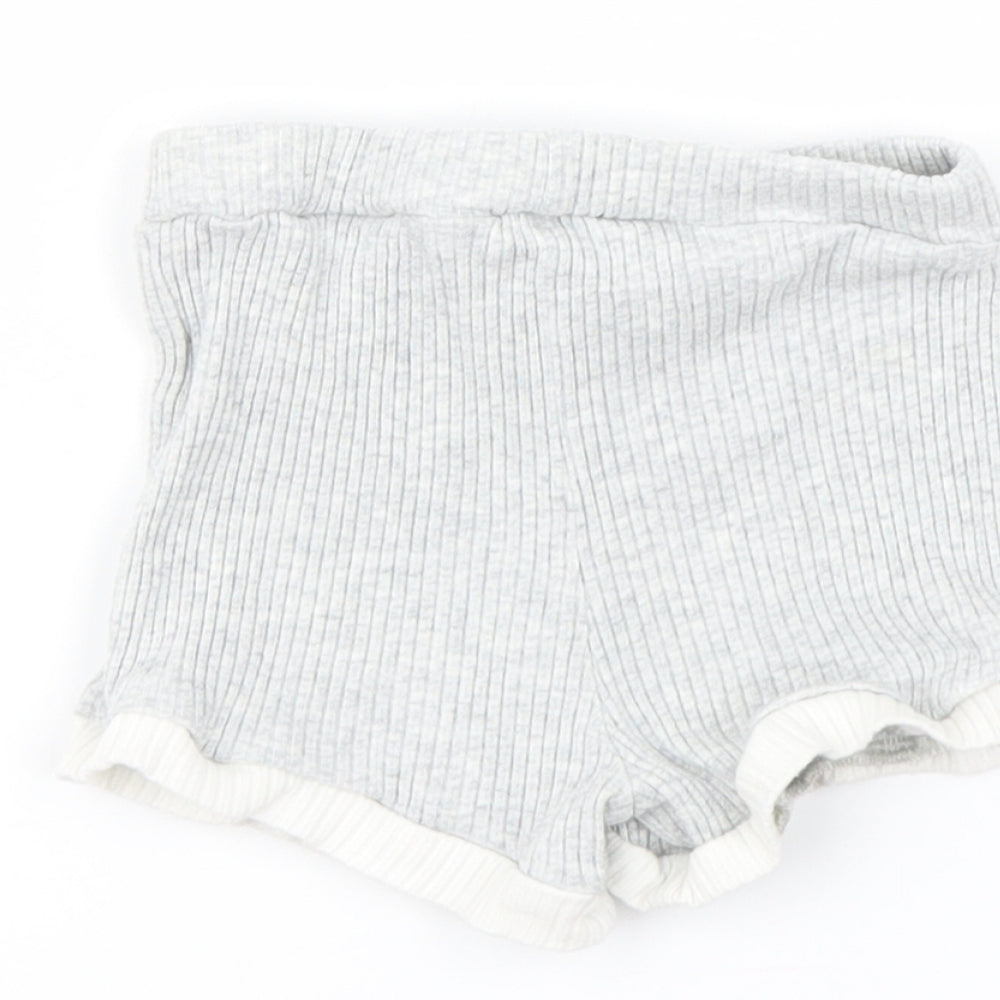 Preworn  Grey   Jogger Trousers Size 6-9 Months  - SHORTS
