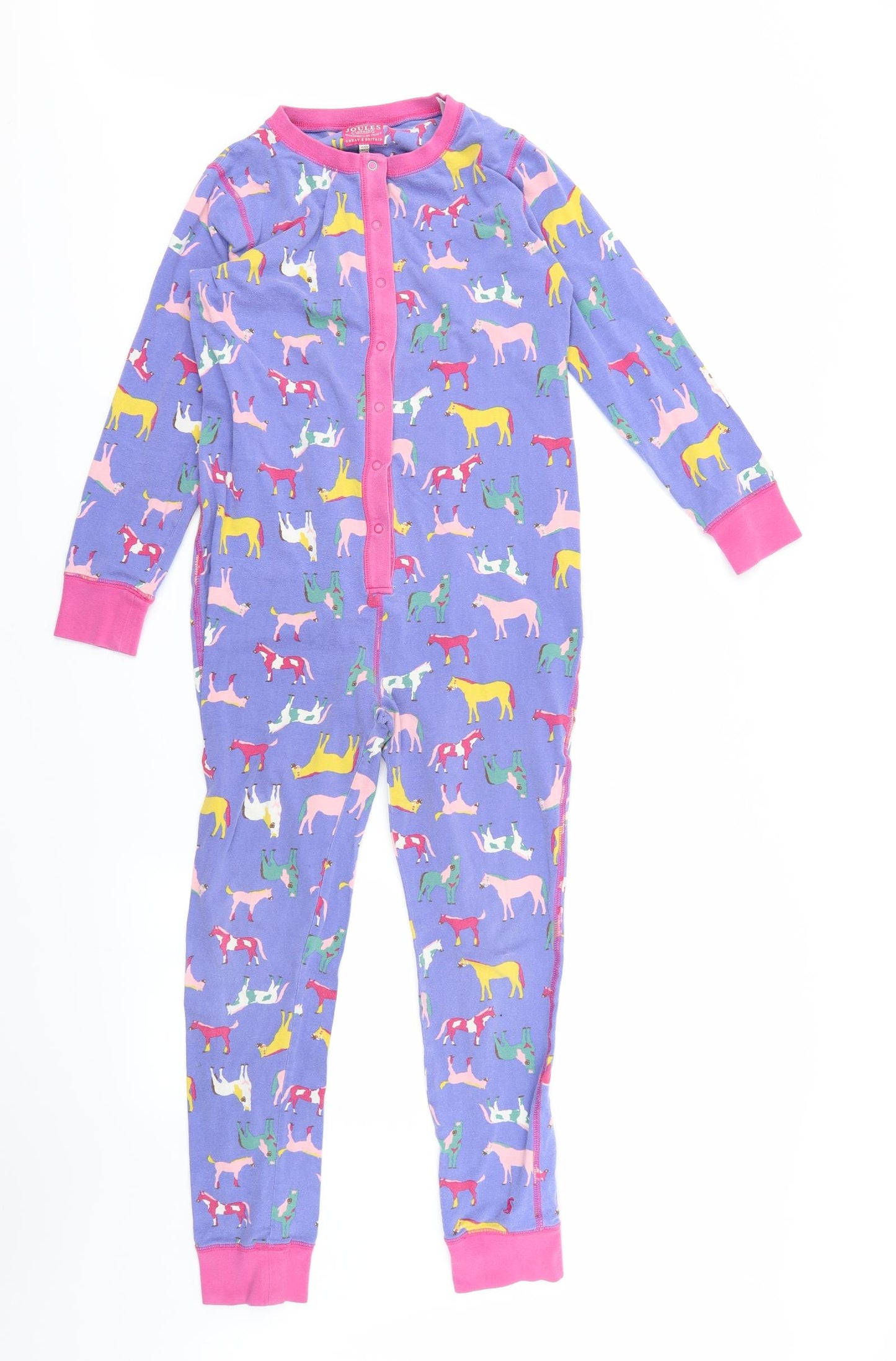 Joules Girls Purple Animal Print  Cami One Piece Size 11-12 Years