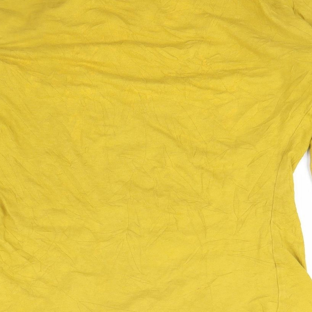 Marks and Spencer Womens Yellow   Basic T-Shirt Size 10