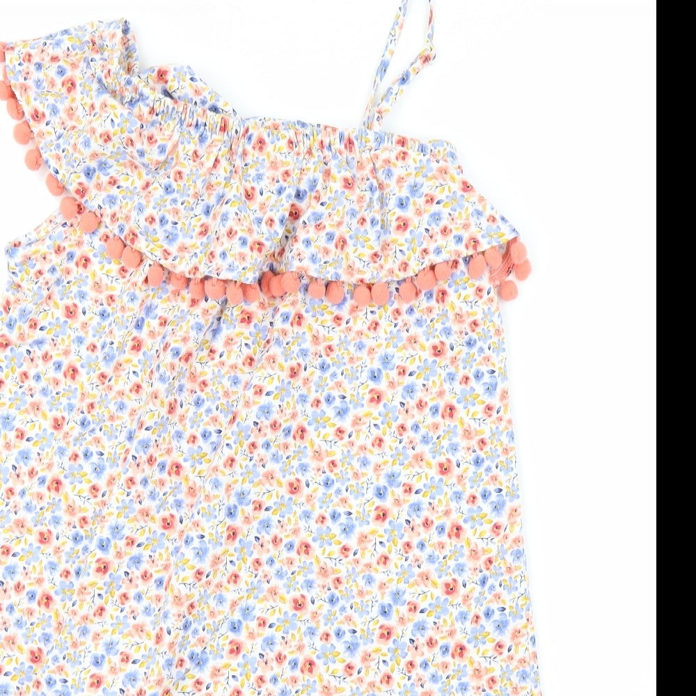 Cool kids Girls White Floral  A-Line  Size 10 Years