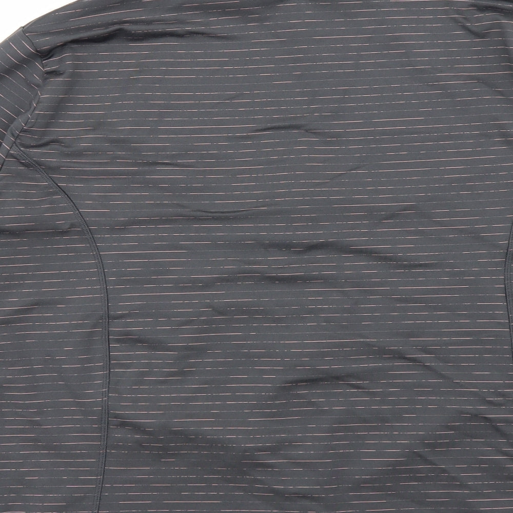 TU Womens Grey Striped  Full Zip Sweatshirt Size 20