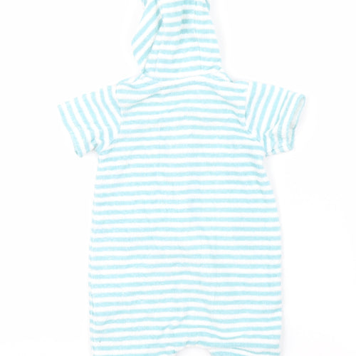 TU Baby Blue Striped  Babygrow One-Piece Size 3-6 Months  - Pinapple