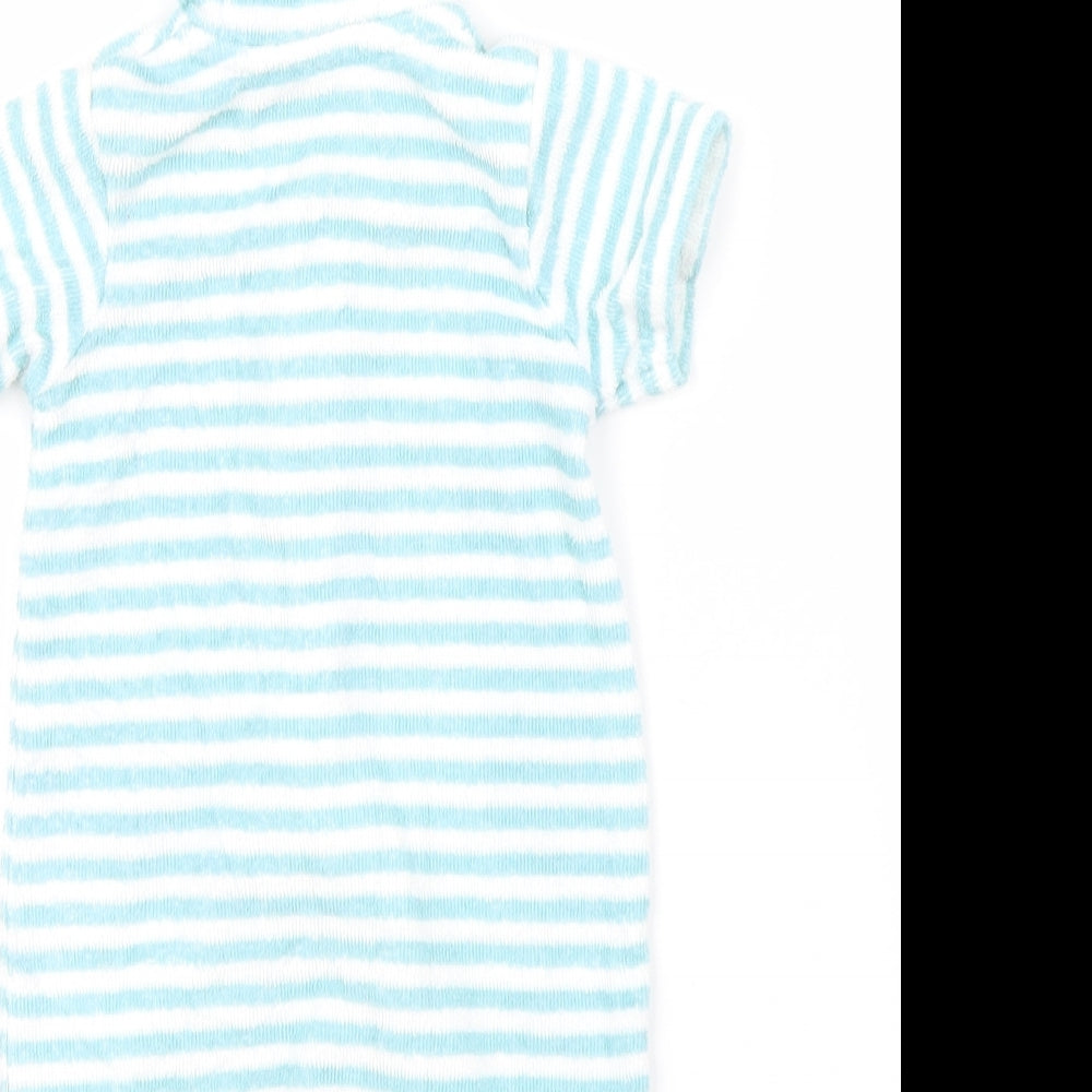 TU Baby Blue Striped  Babygrow One-Piece Size 3-6 Months  - Pinapple