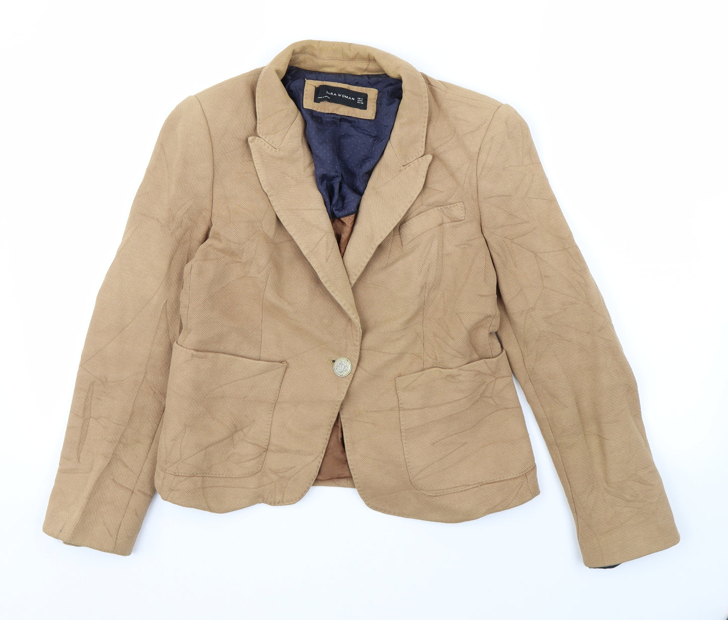 Zara Womens Brown   Jacket Blazer Size M