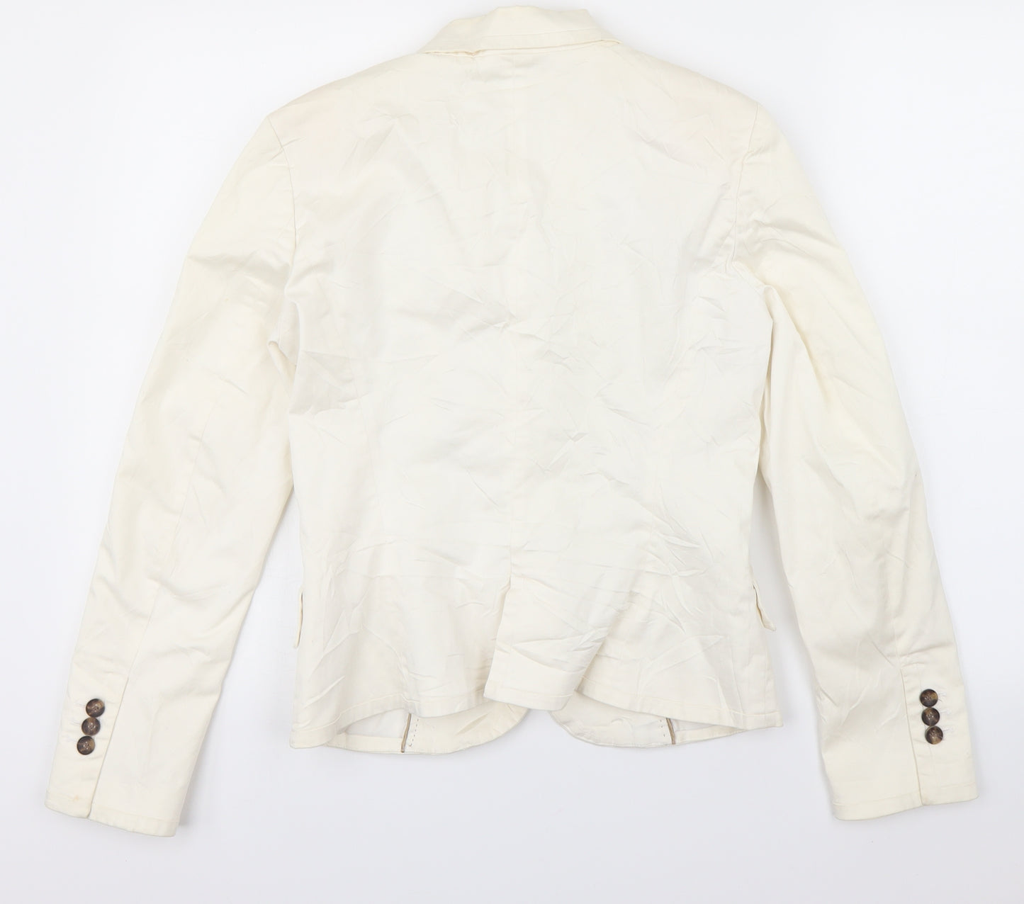 Zara Womens White   Jacket Blazer Size L