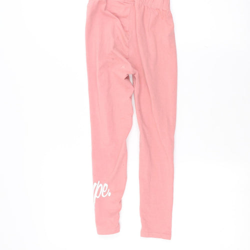 Hype Girls Pink   Sweatpants Trousers Size 9-10 Years