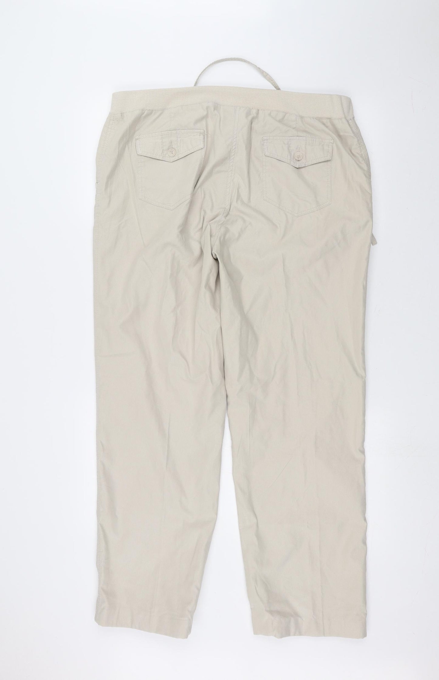 John Lewis Womens White   Trousers  Size 16 L27 in