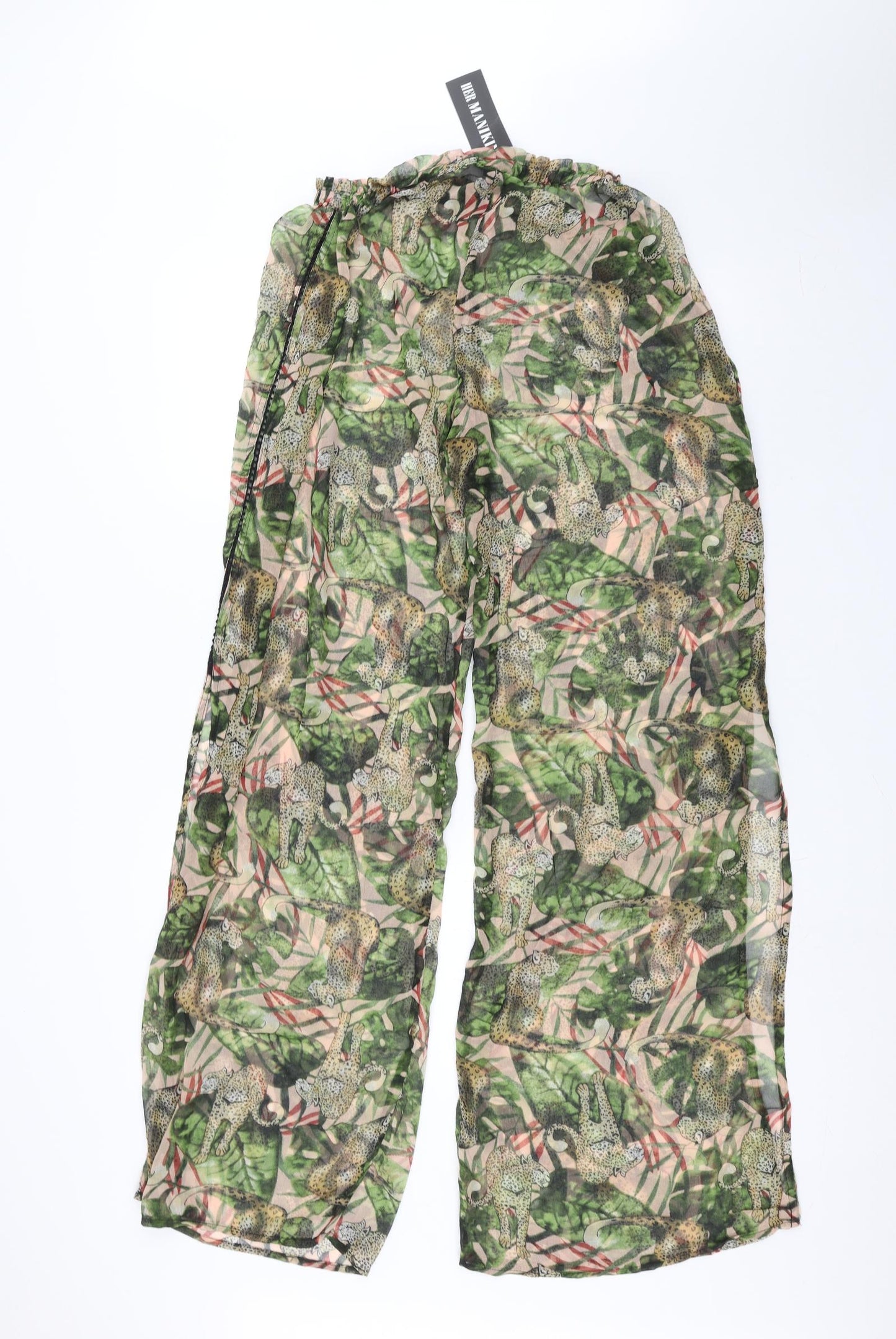 Her mankin Womens Green Floral  Trousers  Size M L30 in