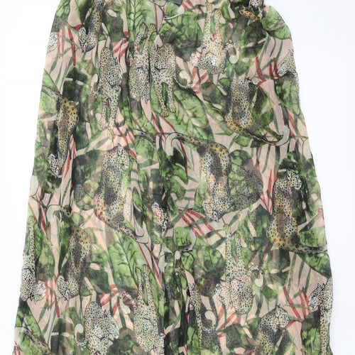 Her mankin Womens Green Floral  Trousers  Size M L30 in