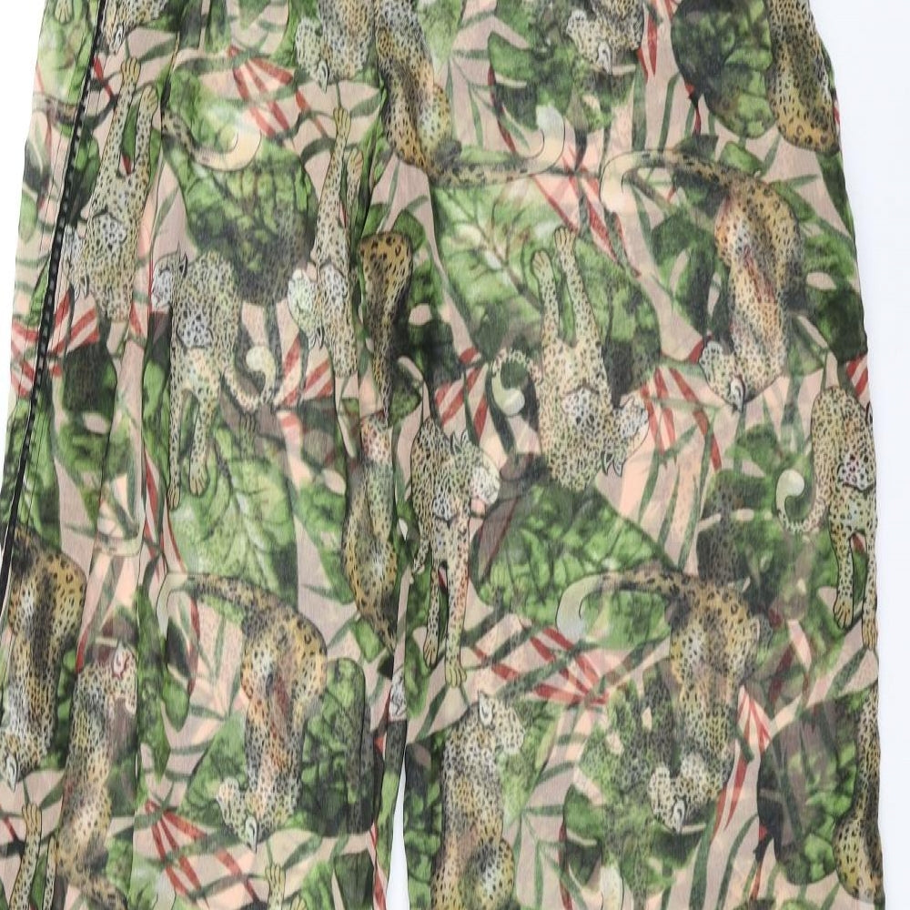 Her mankin Womens Green Floral  Trousers  Size M L30 in