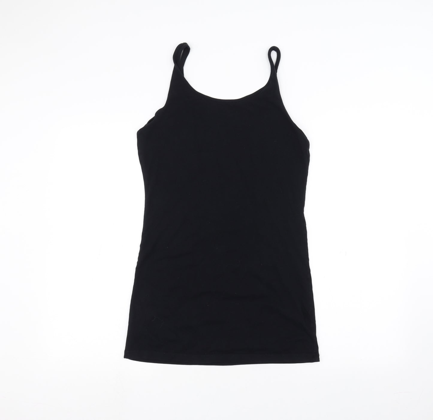 DUNNIES Womens Black   Basic Tank Size 12