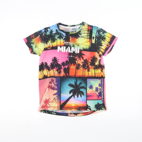 Primark Boys Multicoloured   Basic T-Shirt Size 9-10 Years