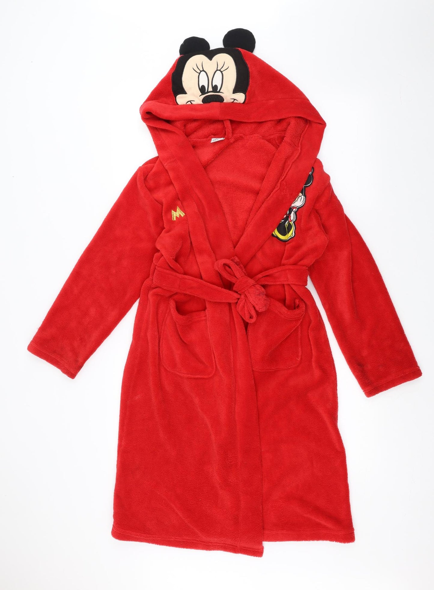 Disney Girls Red Solid  Cami Robe Size 10-11 Years  - Disney
