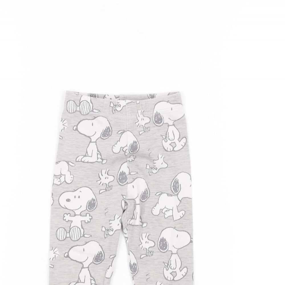 Peanuts Baby Grey   Sweatpants Trousers Size 6-9 Months
