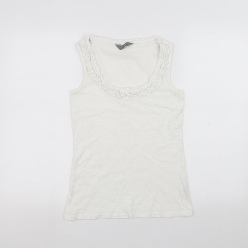 Dorothy Perkins Womens White   Basic T-Shirt Size 10