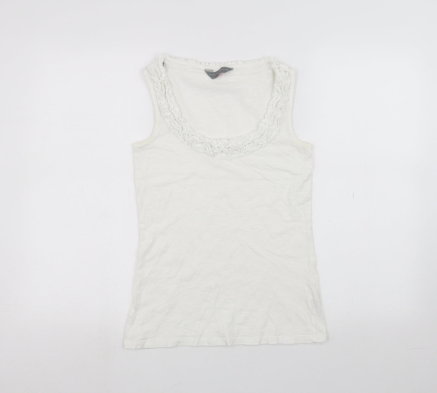 Dorothy Perkins Womens White   Basic T-Shirt Size 10