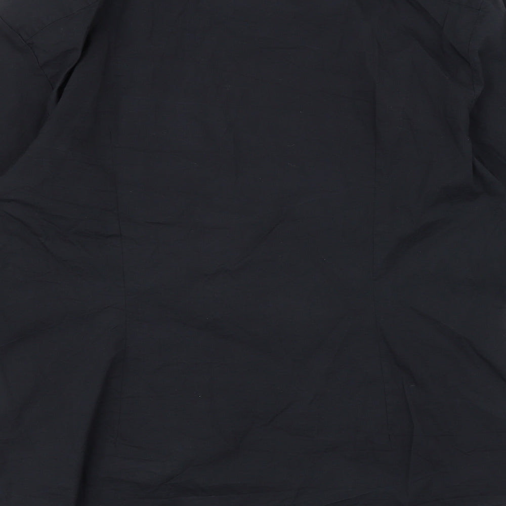 River Island Mens Black    Dress Shirt Size XL