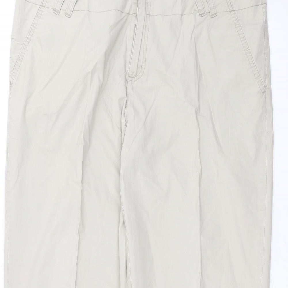 Cherokee Womens White   Trousers  Size 14 L28 in