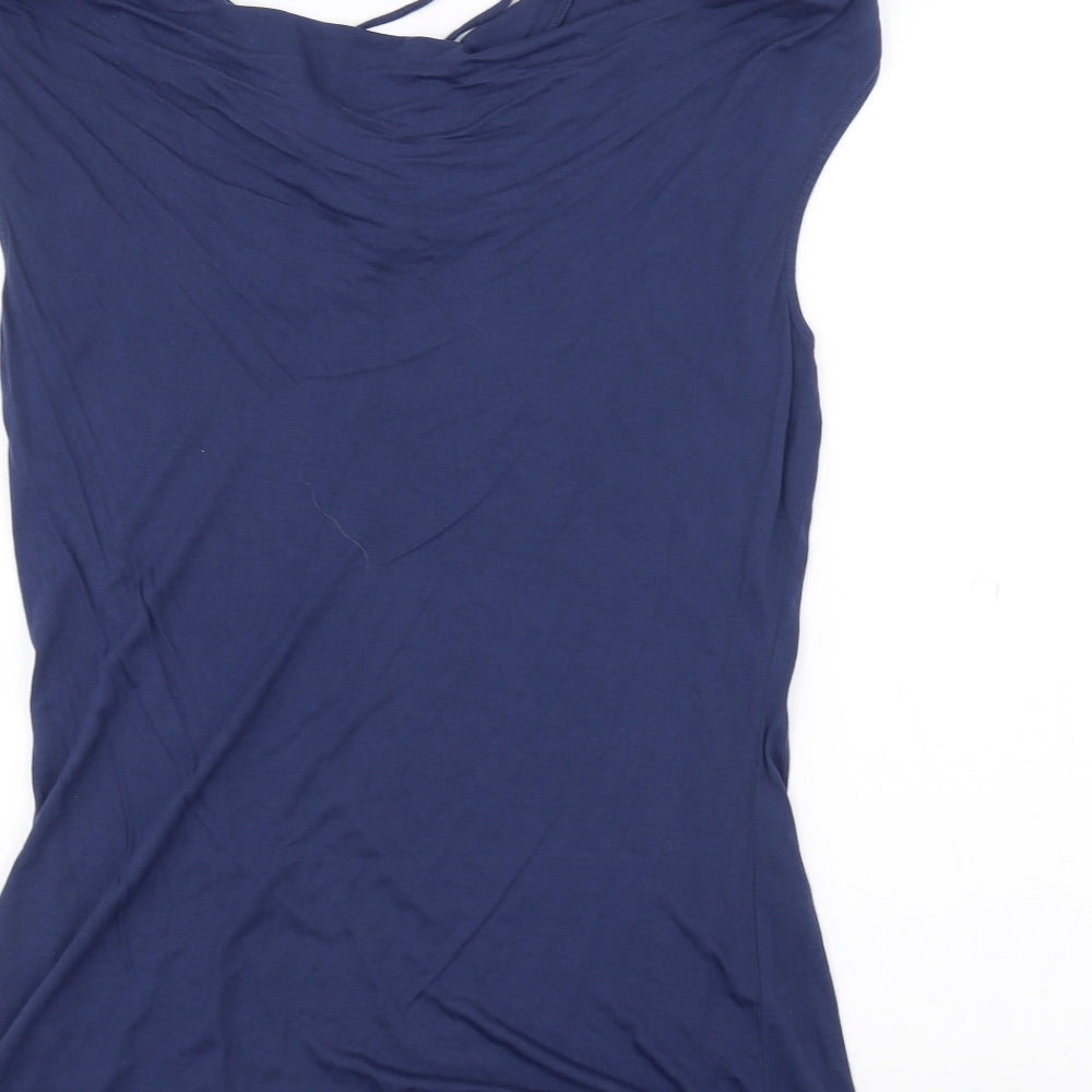 Oasis Womens Blue   Basic T-Shirt Size 14